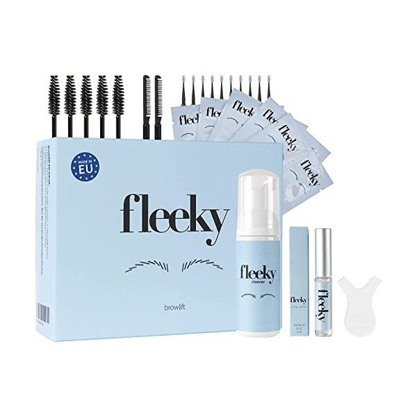 fleeky sourcils lifting set - DIY Brow lifting Kit pour brows on fleek, lamination des sourcils, parfait pour une soirée entr