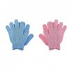 2 Paires Gants Exfoliants Gants Bain Double Face Douche Spa Gants Massage Remover Dead Skin Gants Exfoliants Nettoie Pores Pr