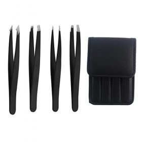 WJIAEER Pince a Epiler,Pince à Épiler Professionnelle en Acier Inoxydable pour Sourcils,Pince à Sourcils Professionnelle avec