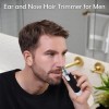 pologmase Tondeuse-Nez pour Hommes | Épilateur pour Sourcils et Nez | Tondeuse à Poils du Visage, Tondeuse électrique à Piles