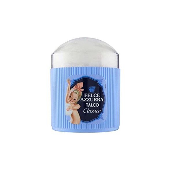 Paglieri Felce Azzurra Talco Classico con Piumino Talc classique avec éponge 250 g