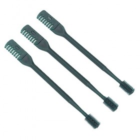 Jauarta 3 Pièces Tondeuse à Cheveux Manuelle Double Tête Nettoyage des Narines Couteau à Cheveux de Nez protégé de sécurité V