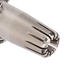 Tondeuse à Poils de Nez, Tondeuse à Poils de Nez Manuelle Compacte, Silencieuse et Détachable avec étui de Rangement de Bross