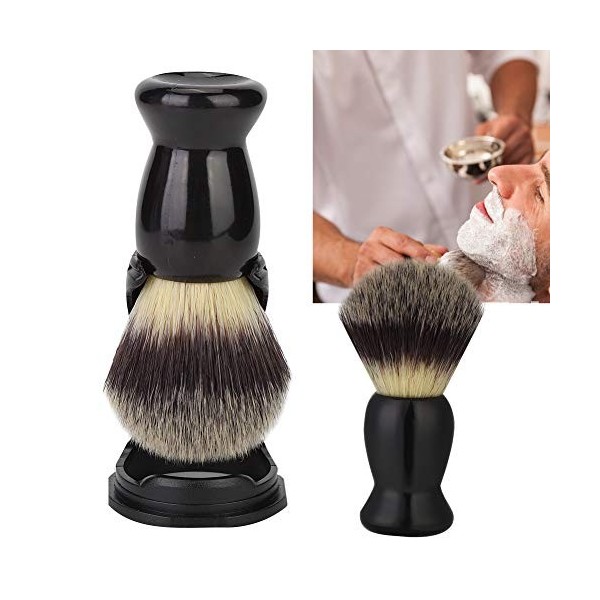 Brosse à Cheveux Doux, Support de Brosse à Barbe, Fixe et Range la Brosse à Barbe, Stabilise, Séchage Rapide, Petit et Portab