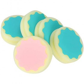 Doumneou Lot de 5 éponges dépilation indolores pour visage, jambes, bras, corps, outil dépilation réutilisable