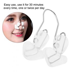 Dispositif de Correction du Pont de Nez Portable en Silicone Souple, Dispositif de Redressage et de Levage du Nez, Dispositif