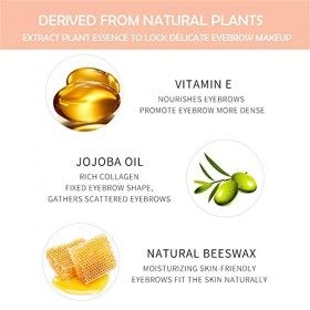 ARTIFUN Gel Fixateur pour les Sourcils Transparent Gel Coiffant Imperméable Longue Durée Eyebrow Styling Liquide Coiffant pou