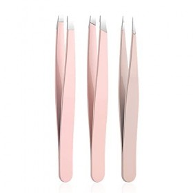 Pince à Épiler Professionnelle,pince a epiler poil incarné,Pince à Sourcils Pincettes en Acier Inoxydable pour Sourcils, Cils