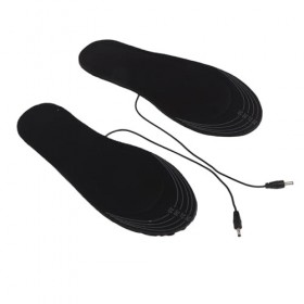 Semelles Chauffantes USB, Absorbant la Transpiration, Chauffe-pieds électrique, Taille 35 à 41, Découpable, Chauffage Uniform