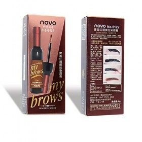 1 PC Tatouage Gel De Sourcils Gel colorant Sourcils Crème Bouteille de vin imperméable Forme Peel Off Sourcil Mascaras Waterp