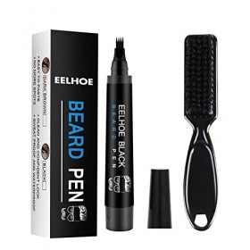 Hiessgozy Kit de stylo de remplissage de barbe pour homme - Pour réparation de moustache - Pour salon de coiffure - B4I7