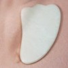 Jadestone Gua Sha Outil de Massage pour Soulager les Tensions Musculaires du Visage, Planche à Gratter pour les Bras et les J