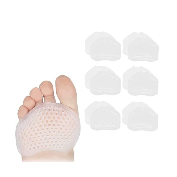 Coussinets Métatarsiens pour un Soulagement Rapide de la Douleur – Coussinets de Pieds en Gel Doux, Bonne Adhérence, Doux et 