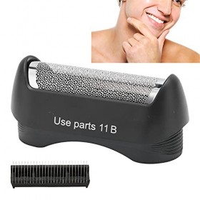 Tête de Rasoir électrique, Tête de Coupe de Rechange étanche Rasage Confortable avec Maille de Rasoir pour 11B pour un Usage 