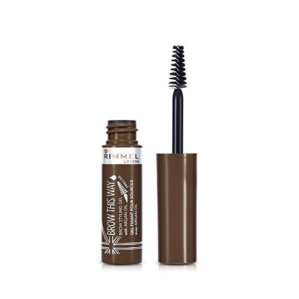 Rimmel Brow This Way - Mascara à Sourcils à lHuile dArgan - Claire 5 ml