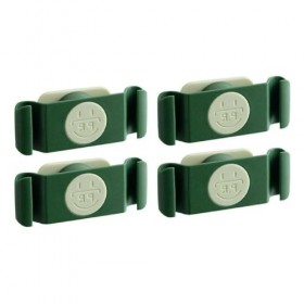 FOLODA Lot de 4 supports de câbles robustes et fiables - Outil de gestion de câbles durable pour économiser de lespace - Org