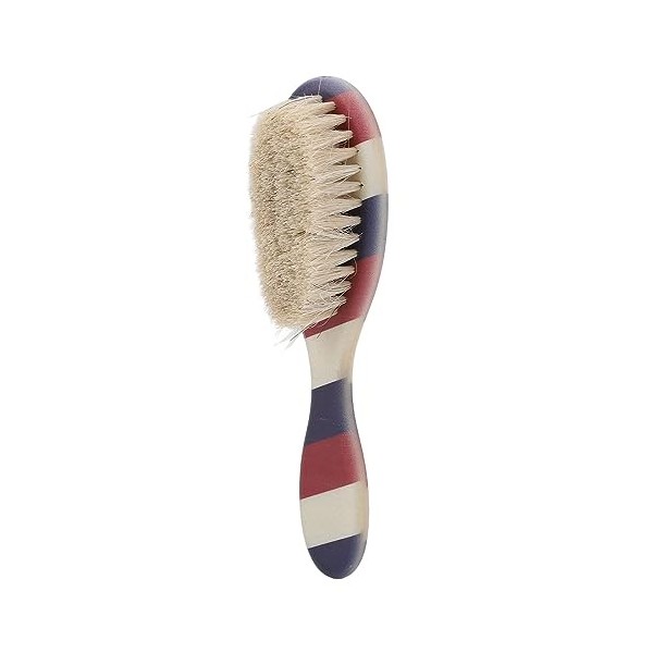 Brosse à Barbe Portable avec Poignée Rayée, Brosse de Nettoyage Douce pour Hommes, Style de Barbe de Barbier – Nettoyage Effi