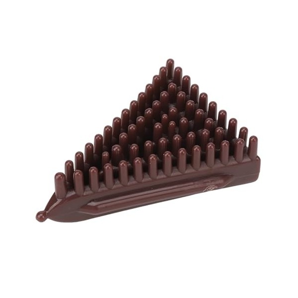 Brosse de Massage du Sein, Méridiens Brosse du Sein Silicone Bonne flexibilité Triangle Drague Collatéral pour Salon de beaut