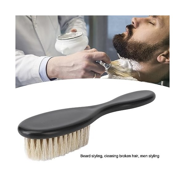 Outil de Nettoyage de Rasage, Brosse de Rasage pour Hommes, Soins Doux, Renfort Spécial Flexible, Ne Tombera Pas pour Salon d