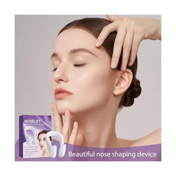 NIWAQ Lève-Nez | Correcteur de Nez en Silicone - Embellisseur de Nez pour Femmes, Hommes et Jeunes Filles, rehausseur de Haut