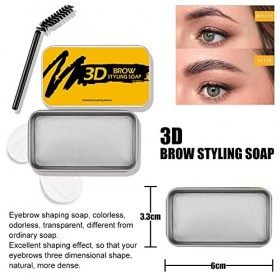 Soap Brows,Savon Sourcils,Eyebrow Styling Soap,Brow Soap, Sourcils Savon Kit,Sourcils Styling Savon,Kit de Maquillage pour le