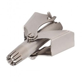 Tondeuse à Poils de Nez Manuelle, Portable, Détachable, Silencieuse, Rotation à 360 Degrés, épilateur Manuel pour Poils de Ne