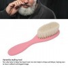 Petite Brosse à Barbe pour Hommes, Brosse à Cheveux à Huile à Poignée Ergonomique pour Hommes, Peigne à Barbe Doux de Poche D