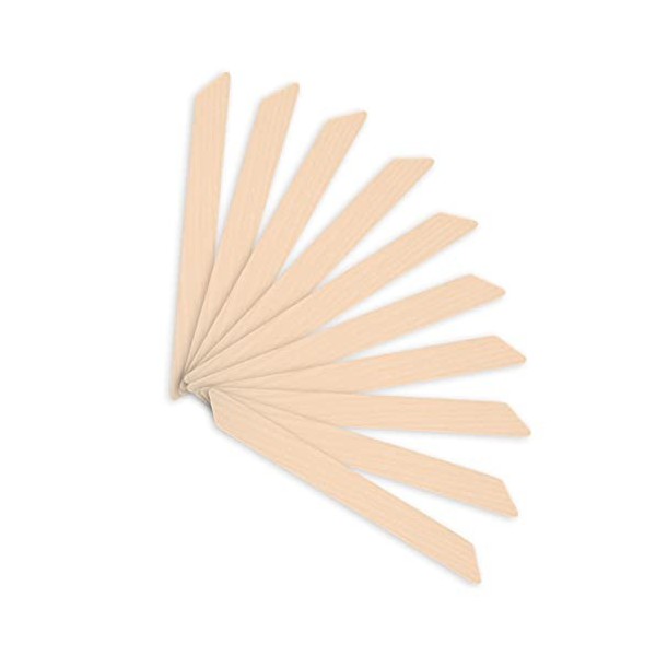 Applicateur de spatules de cire en bois, outil dépilation, bâtons de cire sans processus de blanchiment pour le corps/jambes