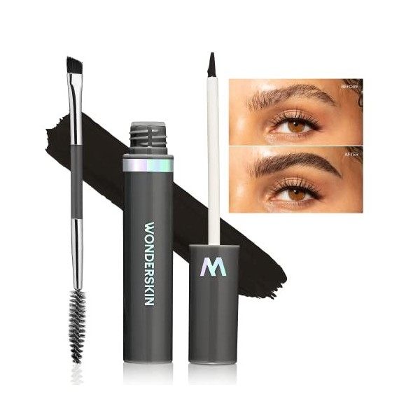 Wonderskin Dream Brow Gel Pour Sourcils, Gel Imperméabe Pour Sourcils, Remplisseur Pour Sourcils, Gel Pour Sourcils Teinté, M