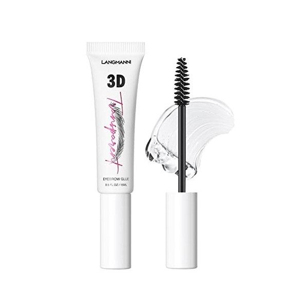 JYFanse 2 Pcs Gel fixateur de Sourcils | Gel fixateur de Sourcils imperméable | Gel Liquide de Maquillage Longue durée pour S