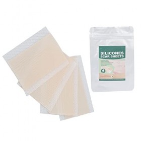 Feuilles Délimination des Cicatrices en Silicone, Bandes de Cicatrices en Gel Professionnelles, Bande de Couverture des Cica