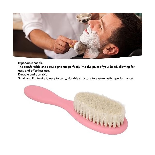 Peigne à Barbe pour Hommes, Brosse à Barbe Confortable, Portable, Polyvalente, Douce et Durable pour Salon de Coiffure pour S