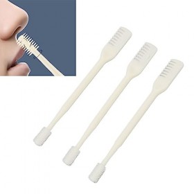 Tondeuse à Cheveux pour le Nez, Tondeuse Manuelle Rotative, Coupe-cheveux Nasal, 3 Pièces, Outil Manuel pour les Poils du Nez