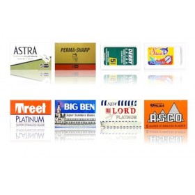 Lames de rasage Astra, Permasharp, Derby, Shark, Treet, Lord, Asco, Big Ben