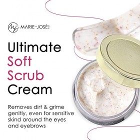 Scrub doux pour les sourcils pour préparer le maquillage des sourcils & la coloration des sourcils - Crème exfoliante douce p