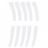 10 pcs protecteur de pince à épiler, Accessoires pour pinces à épiler transparent Capuchon de pince à épiler antidérapant Cou