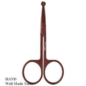 HAND Safe Round Head Ear & Nose, pack Facial Scissor- Hair 2