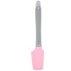 Applicateur dépilation réutilisable antiadhésif de spatule de cire de silicone pour la maison Rose 