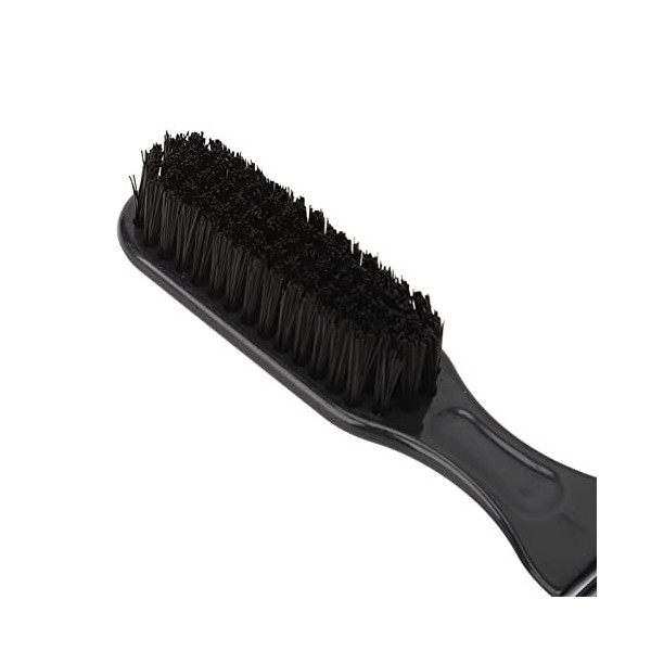 Peigne à Barbe, Peigne à Moustache en PP renforcé à Double Tête avec Demi-dent, Ensemble Portable de 3 Pièces, Poignée Incurv