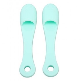 Lot de 2 Brosses de Nettoyage du Nez en Silicone, Brosse à Récurer les Pores du Nez, Souple et Flexible, Portable avec Nettoy