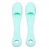 Lot de 2 Brosses de Nettoyage du Nez en Silicone, Brosse à Récurer les Pores du Nez, Souple et Flexible, Portable avec Nettoy