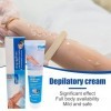 Crème dépilatoire - Crème dépilatoire pour aisselles - Épilateur doux, dépilatoire portatif pour les bras, crème dépilatoire 