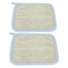 Chiffon de Bain Exfoliant Double Face pour un Nettoyage en Profondeur, Serviette de Bain en Nylon pour le Visage et le Corps,