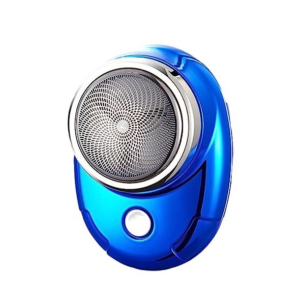 Rasoir électrique portable mini-rasage rasoir électrique pour hommes rechargeable mini rasage facile à utiliser un bouton ras