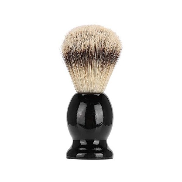 Brosse à Cheveux Doux, Brosse à Raser la Barbe en Cheveux Synthétiques Doux, Augmente les Bulles, Excellent Savoir-faire, Rés