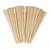 Lot de 300 bâtonnets de cire pour épilation corporelle - Bâtons applicateurs en bois - Convient pour les soins de beauté de l