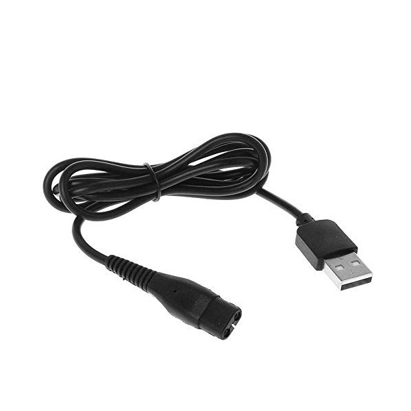 SMTHOME 1 pcs Remplacement USB Câble De Recharge Adaptateur Alimentation Chargeur Cordon pour Rasoir A00390 RQ310 RQ320