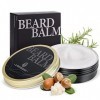 Conditionneur de Barbe Homme, LIONMANE 120g Crème à Barbe, Adoucissant pour barbe à moustache, Crème à barbe naturelle non gr