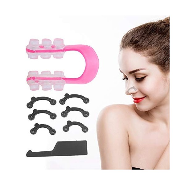 Nose Shaper Clip, Nose Beauty Shaping Nose Bridge Shaper, Lifting Nose Up Clip Correction du nez Façonnant Sans Douleur Nez U