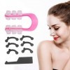 Nose Shaper Clip, Nose Beauty Shaping Nose Bridge Shaper, Lifting Nose Up Clip Correction du nez Façonnant Sans Douleur Nez U